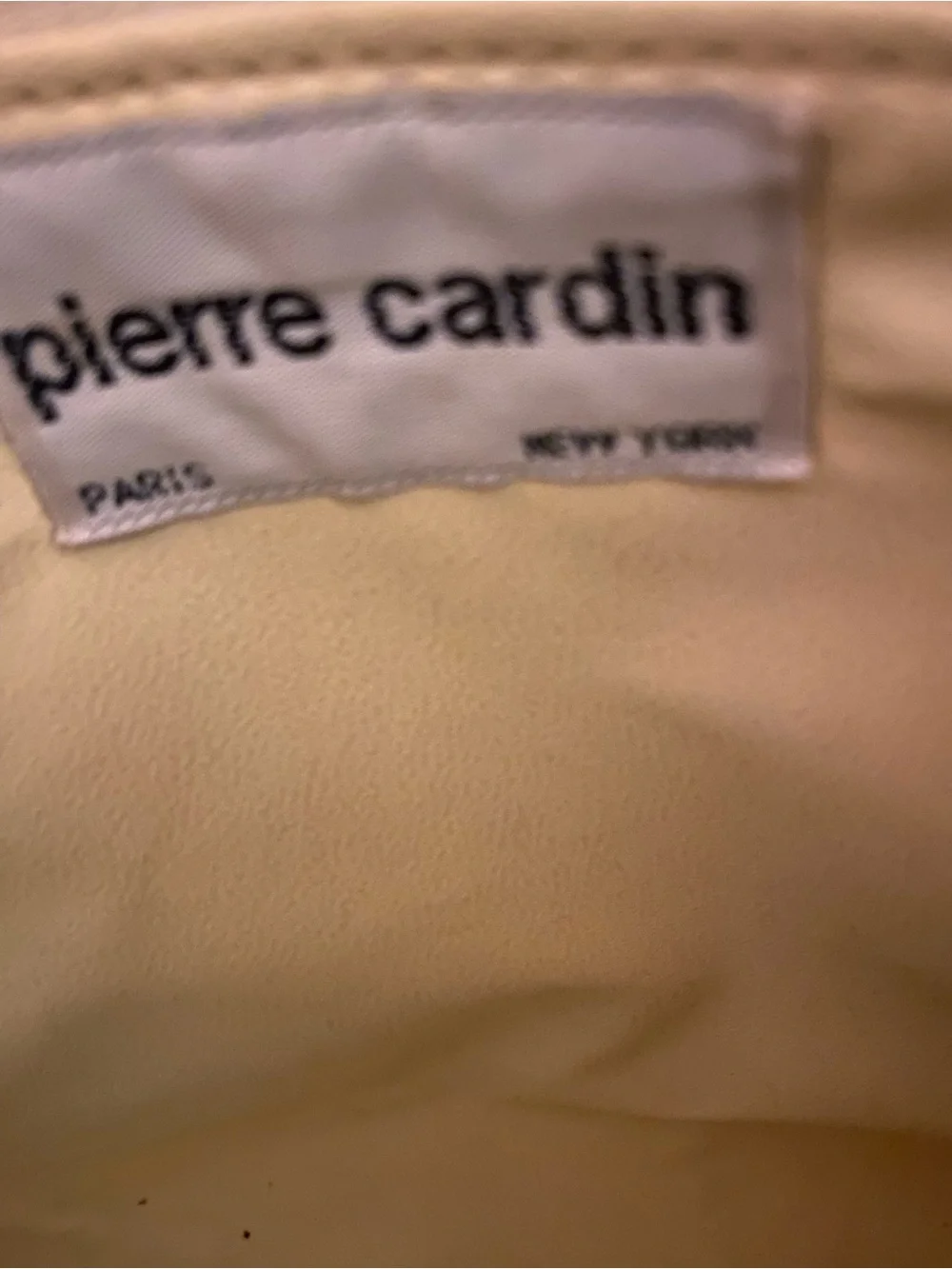 Vintage Pierre Cardin Monogram Top‑Handle Bag (1970s)